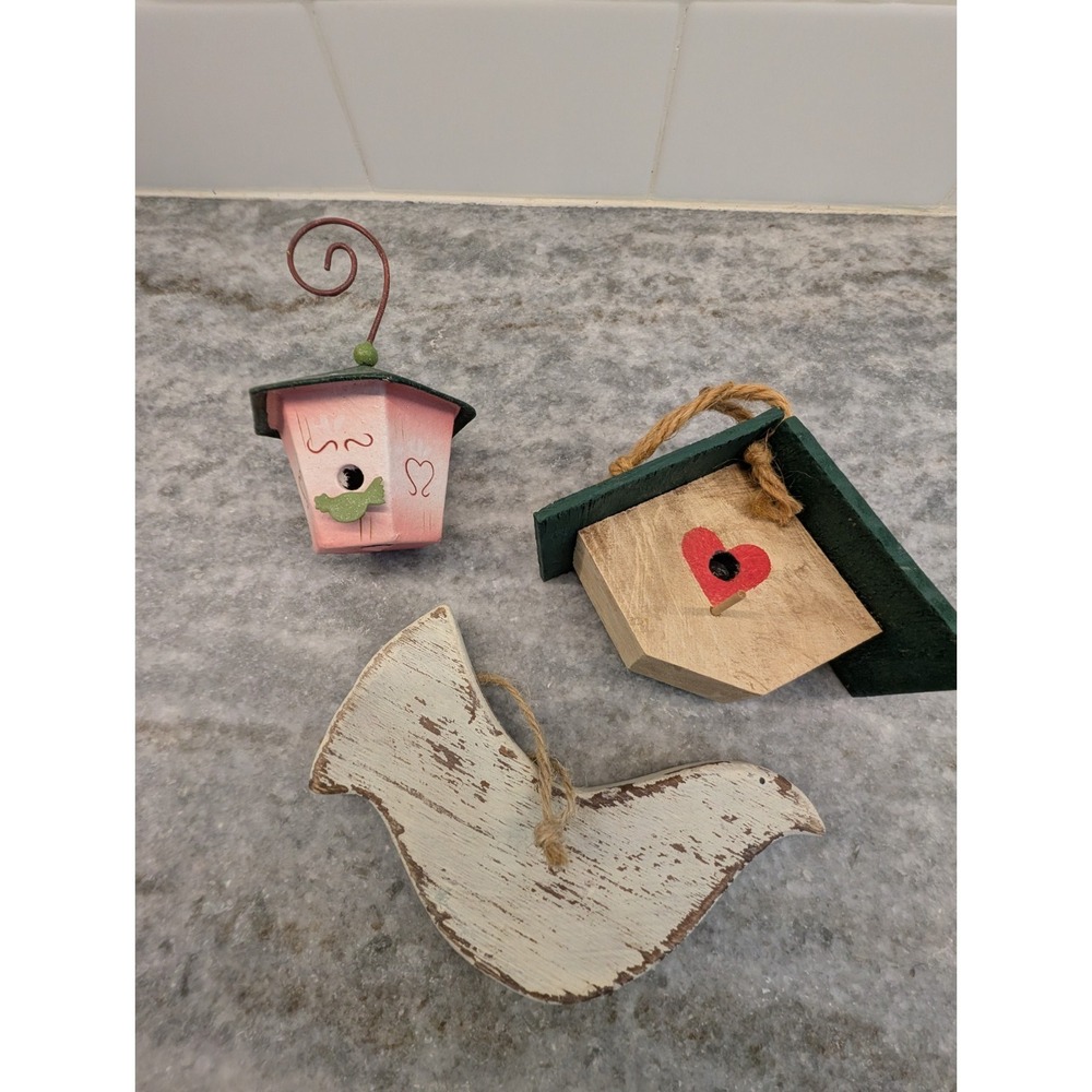 Bird ornament set (3)‎